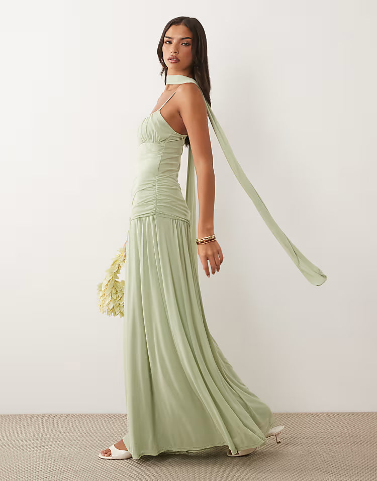 Green Long Dress