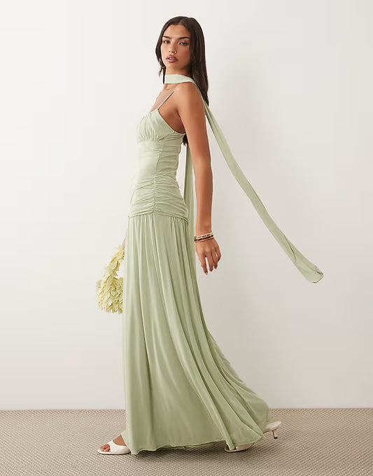 Green Long Dress